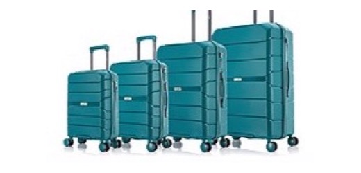 Green Aluminum Frame Suitcase