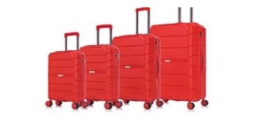 Red Aluminum Frame Suitcase
