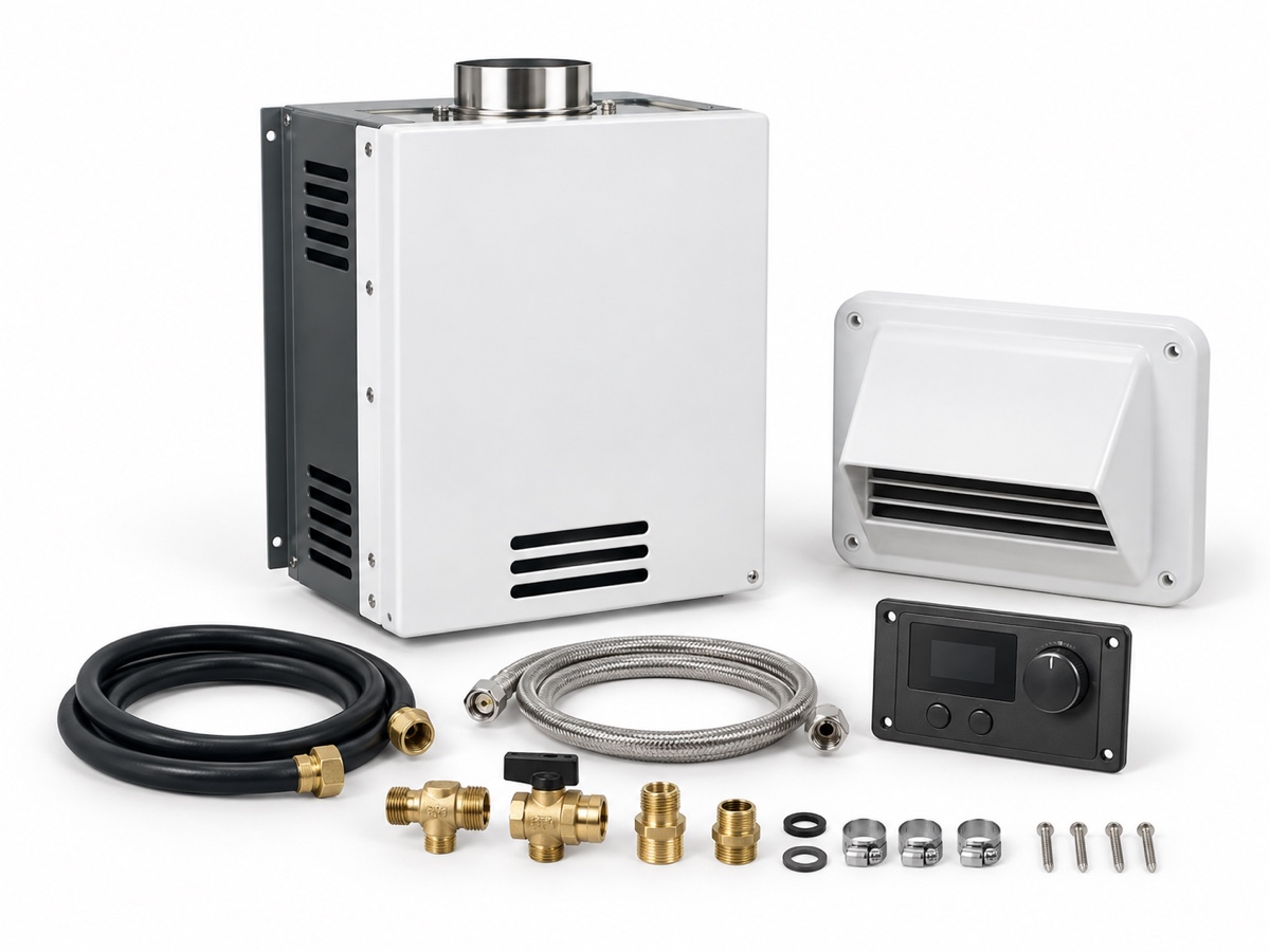 RV Gas Water Heater Set